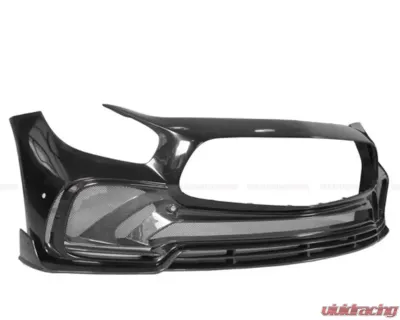 DarwinPro Unpainted Fiberglass with Partial Carbon Fiber IMPII Performance Front Bumper Mercedes Benz AMG GT | GTS | GTC 2015-2021 - PCF8511IMPII-FB
