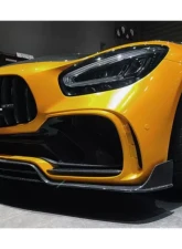 DarwinPro Unpainted Fiberglass with Partial Carbon Fiber IMPII Performance Front Bumper Mercedes Benz AMG GT | GTS | GTC 2015-2021                                     - PCF8511IMPII-FB - Image 6