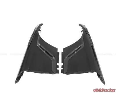 DarwinPro Unpainted Fiberglass with Forged Carbon Fiber IMPII Performance Front Fender Mercedes Benz AMG GT | GTS | GTC 2015-2021 - FGPCF8511IMPII-FD