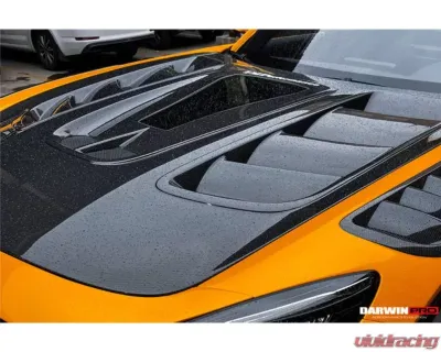 DarwinPro Autoclaved Double Sided Dry Carbon Fiber IMPII Performance Hood Mercedes Benz AMG GT | GTS | GTC | GTR 2015-2021 - DRYDCF8511IMPII-H