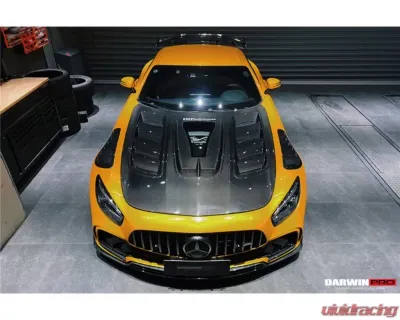 DarwinPro Autoclaved Double Sided Dry Carbon Fiber IMPII Performance Hood Mercedes Benz AMG GT | GTS | GTC | GTR 2015-2021 - DRYDCF8511IMPII-H