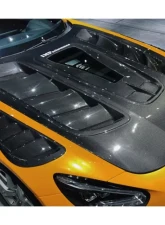 DarwinPro Autoclaved Double Sided Dry Carbon Fiber IMPII Performance Hood Mercedes Benz AMG GT | GTS | GTC | GTR 2015-2021                                     - DRYDCF8511IMPII-H - Image 6