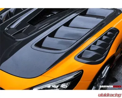 DarwinPro Autoclaved Double Sided Dry Carbon Fiber IMPII Performance Hood Mercedes Benz AMG GT | GTS | GTC | GTR 2015-2021 - DRYDCF8511IMPII-H