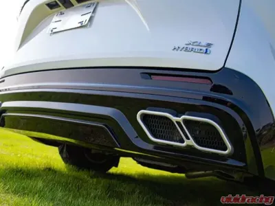 DarwinPro PP+Stainless Thunder Style Rear Diffuser with Tips Toyota Sienna 2023 - Sienna-RD
