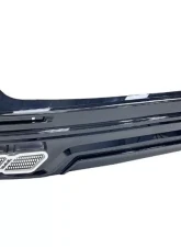 DarwinPro PP+Stainless Thunder Style Rear Diffuser with Tips Toyota Sienna 2023                                     - Sienna-RD - Image 7