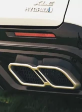 DarwinPro PP+Stainless Thunder Style Rear Diffuser with Tips Toyota Sienna 2023                                     - Sienna-RD - Image 9