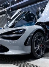 DarwinPro Forged Carbon Fiber Front Bumper Side Air Vents Replacement McLaren 720S 2017-2021                                     - FGCF8005OE-FBVT - Image 2