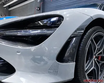 DarwinPro Forged Carbon Fiber Front Bumper Side Air Vents Replacement McLaren 720S 2017-2021 - FGCF8005OE-FBVT