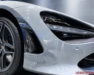 DarwinPro Forged Carbon Fiber Front Bumper Side Air Vents Replacement McLaren 720S 2017-2021 - FGCF8005OE-FBVT