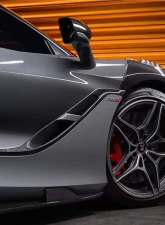 DarwinPro Se2NWB Style Forged Carbon Fiber Side Door Trims McLaren 720S 2017-2021                                     - FGCF8005BKSS-DT - Image 2