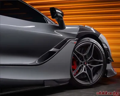 DarwinPro Se2NWB Style Forged Carbon Fiber Side Door Trims McLaren 720S 2017-2021 - FGCF8005BKSS-DT