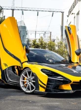 DarwinPro Se2NWB Style Forged Carbon Fiber Side Door Trims McLaren 720S 2017-2021                                     - FGCF8005BKSS-DT - Image 11
