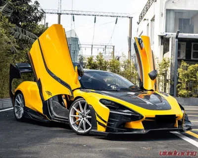 DarwinPro Se2NWB Style Forged Carbon Fiber Side Door Trims McLaren 720S 2017-2021 - FGCF8005BKSS-DT