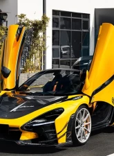 DarwinPro Se2NWB Style Forged Carbon Fiber Side Door Trims McLaren 720S 2017-2021                                     - FGCF8005BKSS-DT - Image 12