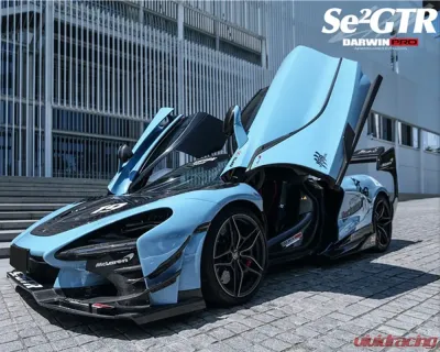 DarwinPro Se2NWB Style Forged Carbon Fiber Side Door Trims McLaren 720S 2017-2021 - FGCF8005BKSS-DT