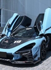 DarwinPro Se2NWB Style Forged Carbon Fiber Side Door Trims McLaren 720S 2017-2021                                     - FGCF8005BKSS-DT - Image 6