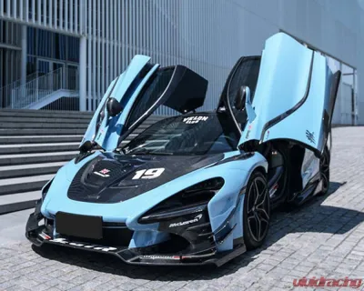 DarwinPro Se2NWB Style Forged Carbon Fiber Side Door Trims McLaren 720S 2017-2021 - FGCF8005BKSS-DT
