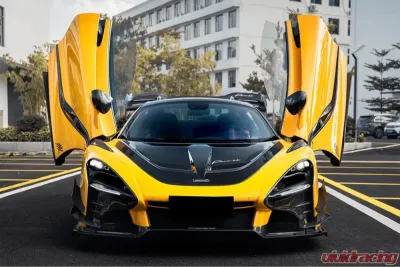 DarwinPro Se2NWB Style Forged Carbon Fiber Side Door Trims McLaren 720S 2017-2021 - FGCF8005BKSS-DT