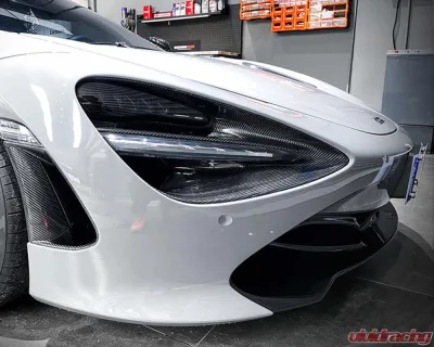 DarwinPro Forged Carbon Fiber Front Bumper Side Air Vents Replacement McLaren 720S 2017-2021 - FGCF8005OE-FBVT