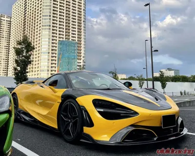 DarwinPro Forged Carbon Fiber Front Bumper Side Air Vents Replacement McLaren 720S 2017-2021 - FGCF8005OE-FBVT