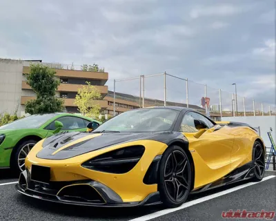 DarwinPro Forged Carbon Fiber Front Bumper Side Air Vents Replacement McLaren 720S 2017-2021 - FGCF8005OE-FBVT