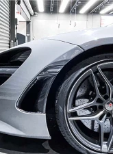 DarwinPro Forged Carbon Fiber Front Bumper Side Air Vents Replacement McLaren 720S 2017-2021                                     - FGCF8005OE-FBVT - Image 5