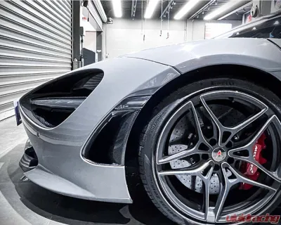 DarwinPro Forged Carbon Fiber Front Bumper Side Air Vents Replacement McLaren 720S 2017-2021 - FGCF8005OE-FBVT