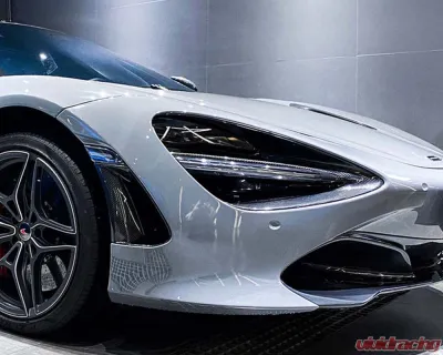 DarwinPro Forged Carbon Fiber Front Bumper Side Air Vents Replacement McLaren 720S 2017-2021 - FGCF8005OE-FBVT