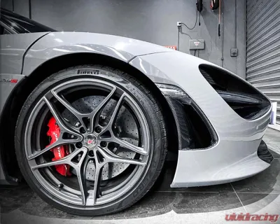 DarwinPro Forged Carbon Fiber Front Bumper Side Air Vents Replacement McLaren 720S 2017-2021 - FGCF8005OE-FBVT