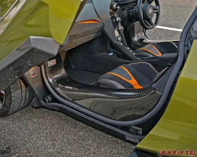 DarwinPro Matte Autoclave Forged Carbon Fiber Door Sills McLaren 720S 2017-2021 - MTDRYCF8005OE-DC