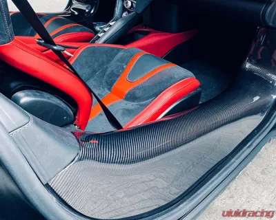 DarwinPro Matte Autoclave Forged Carbon Fiber Door Sills McLaren 720S 2017-2021 - MTDRYCF8005OE-DC