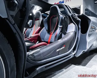 DarwinPro Matte Autoclave Forged Carbon Fiber Door Sills McLaren 720S 2017-2021 - MTDRYCF8005OE-DC