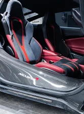 DarwinPro Matte Autoclave Forged Carbon Fiber Door Sills McLaren 720S 2017-2021                                     - MTDRYCF8005OE-DC - Image 4