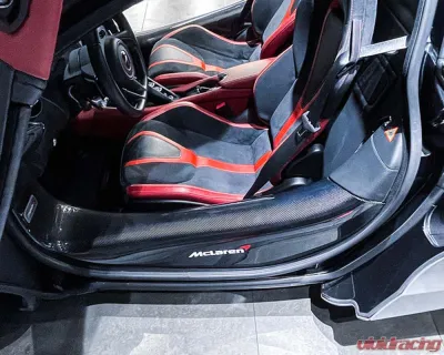 DarwinPro Matte Autoclave Forged Carbon Fiber Door Sills McLaren 720S 2017-2021 - MTDRYCF8005OE-DC