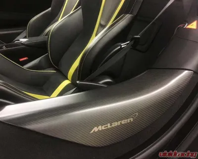 DarwinPro Matte Autoclave Forged Carbon Fiber Door Sills McLaren 720S 2017-2021 - MTDRYCF8005OE-DC