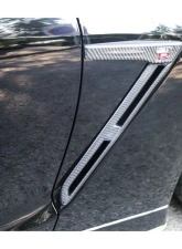 DarwinPro Matte Black Carbon Fiber Fender Cover w/ Logo Nissan GTR R35 DBA | EBA 2015-2022                                     - CF8353-FDLC-MT - Image 6
