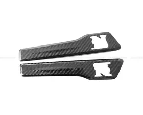 DarwinPro Matte Black Carbon Fiber Fender Cover w/ Logo Nissan GTR R35 DBA | EBA 2015-2022