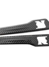 DarwinPro Matte Black Carbon Fiber Fender Cover w/ Logo Nissan GTR R35 DBA | EBA 2015-2022                                     - CF8353-FDLC-MT - Image 8
