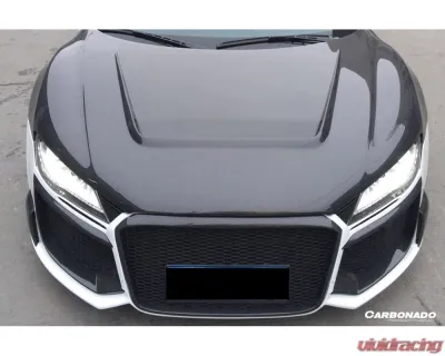 DarwinPro Carbon Fiber P Style Hood Audi R8 Coupe | Spyder 2006-2015 - CF8359PPI.H
