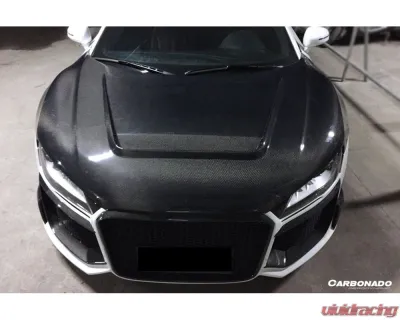 DarwinPro Carbon Fiber P Style Hood Audi R8 Coupe | Spyder 2006-2015 - CF8359PPI.H