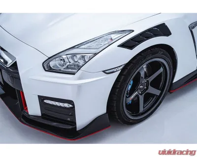 DarwinPro NSM Style Partial Carbon Fiber Front Fenders Nissan GTR R35 CBA/DBA/EBA 2008-2022 - PCF8354NSMO-FD