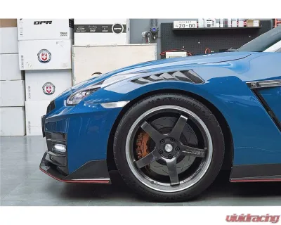 DarwinPro NSM Style Partial Carbon Fiber Front Fenders Nissan GTR R35 CBA/DBA/EBA 2008-2022 - PCF8354NSMO-FD