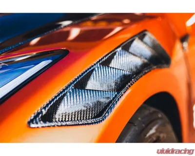 DarwinPro NSM Style Partial Carbon Fiber Front Fenders Nissan GTR R35 CBA/DBA/EBA 2008-2022 - PCF8354NSMO-FD