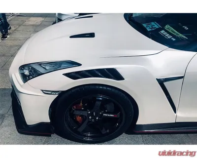 DarwinPro NSM Style Partial Carbon Fiber Front Fenders Nissan GTR R35 CBA/DBA/EBA 2008-2022 - PCF8354NSMO-FD