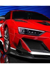 DarwinPro PCF w/ Carbon Fiber IMPII Hood Audi R8 Coupe | Spyder 2016-2023                                     - PCF8358IMPII-H - Image 5