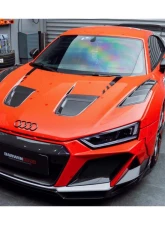 DarwinPro PCF w/ Carbon Fiber IMPII Hood Audi R8 Coupe | Spyder 2016-2023                                     - PCF8358IMPII-H - Image 8
