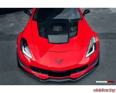 DarwinPro Double Sided Carbon Fiber IMP Performance Hood Chevrolet Corvette C7 Z51 | Z06 | Grandsport 2013-2019 - DCF8993BKSSIMP-H
