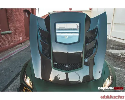 DarwinPro Double Sided Carbon Fiber IMP Performance Hood Chevrolet Corvette C7 Z51 | Z06 | Grandsport 2013-2019 - DCF8993BKSSIMP-H