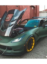 DarwinPro Double Sided Carbon Fiber IMP Performance Hood Chevrolet Corvette C7 Z51 | Z06 | Grandsport 2013-2019                                     - DCF8993BKSSIMP-H - Image 16