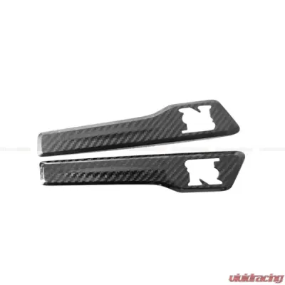DarwinPro Carbon Fiber Fender Logo Cover Gloss Carbon Nissan GTR R35 DBA/EBA 2015-2022 - CF8353-FDLC-GB